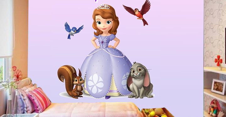 Adesivo de Parede – Princesinha Sophia