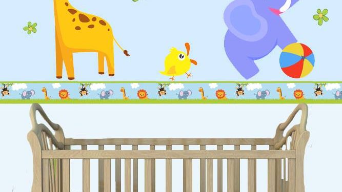 Adesivo para quarto de Bebês