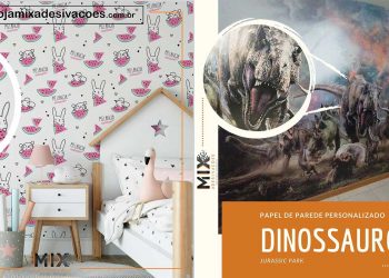 Papel de parede personalizado de quarto infantil